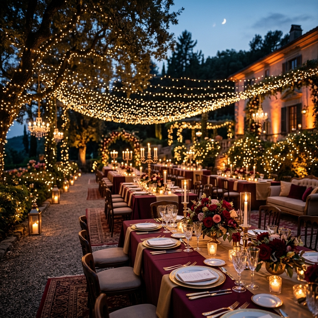 Outdoor Luxury Reception